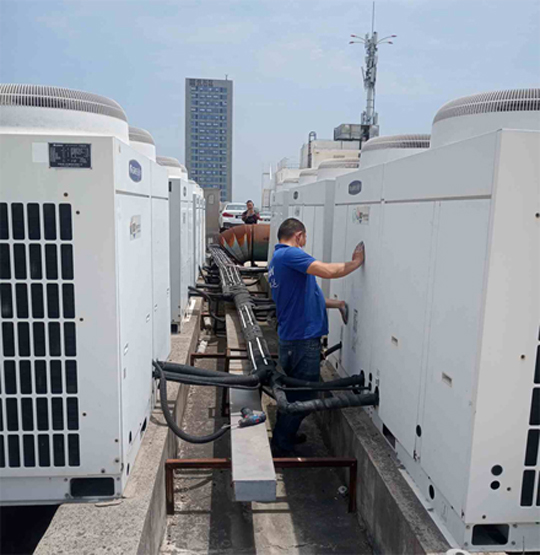 二七中央空调制热和不制冷系统维修方法